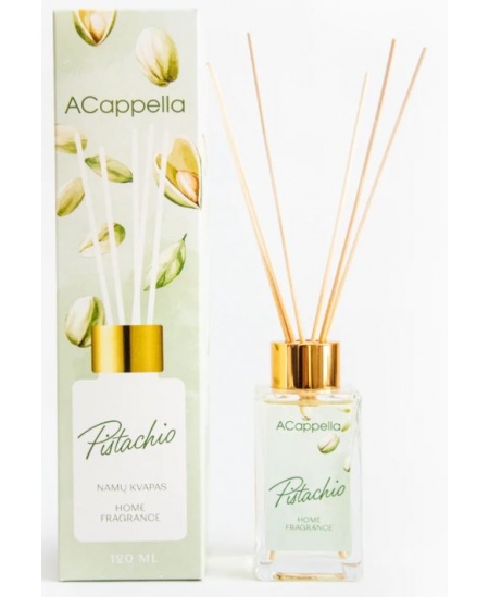 Kodulõhnastaja pulkadega ACAPPELLA, pistaatsia, 120 ml