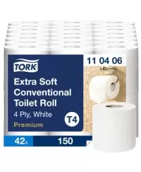 Tualettpaber TORK Premium (T4) 110405, 6 rulli