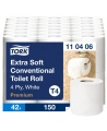 Tualettpaber TORK Premium (T4) 110405, 6 rulli
