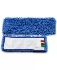 Mikropluošto šluostė grindų laikikliui, CHENILE, 40 cm, su kišenėlėmis