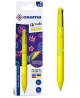 Automaatne 4-värviline pastapliiats OSAMA 4Multi Neon, 1 mm, kollane korpus