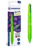 Automaatne 4-värviline pastapliiats OSAMA 4Multi Neon, 1 mm, roheline korpus