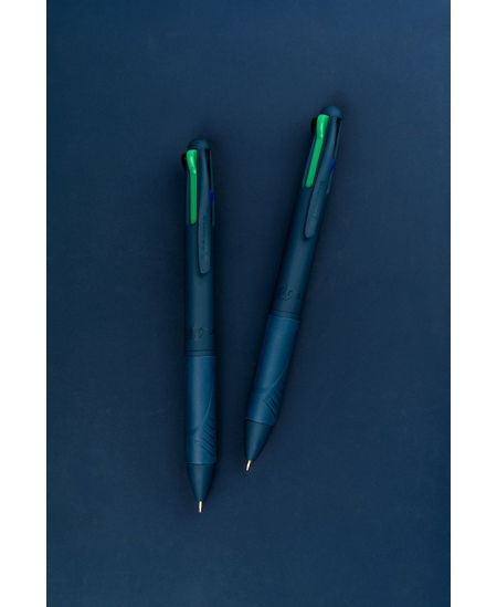 Automaatne 4-värviline pastapliiats OSAMA Urban, 1 mm, tumesinine korpus