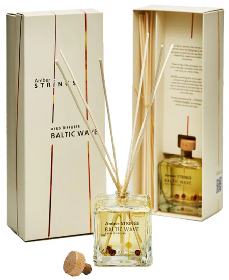 Kodulõhnastaja pulkadega AMBER STRINGS Baltic wave, 100 ml