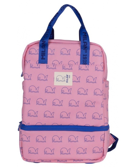 Seljakott lasteaialastele MILAN Vaalad, roosa, termoosaga