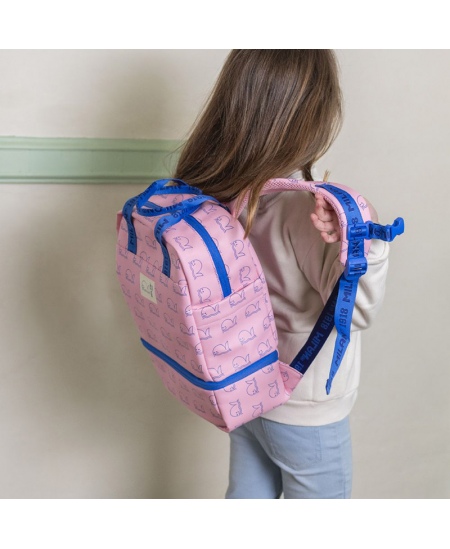 Seljakott lasteaialastele MILAN Vaalad, roosa, termoosaga