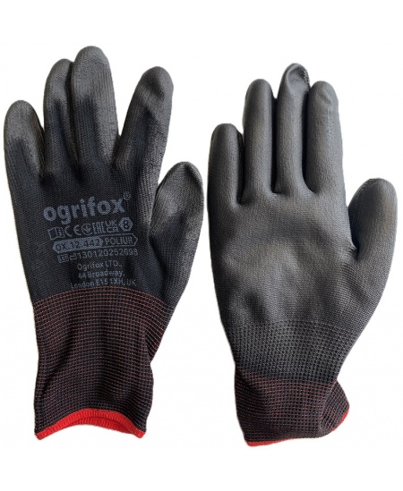 Polüuretaaniga kaetud nailonkindad, suurus S