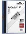 Klambriga kaust DURABLE Duraclip, A4, tumesinine.