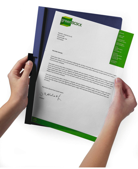 Klambriga kaust DURABLE Duraclip, A4, tumesinine.