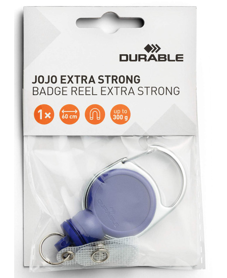 Rullikuga hoidik nimekaardile DURABLE, sinine