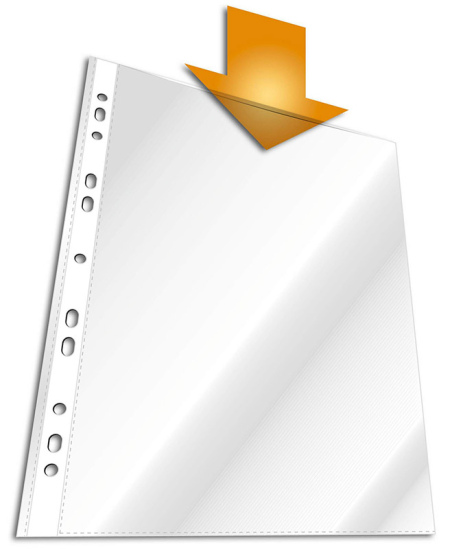 DURABLE Business dokumenditaskud, A4, 48 µm, läbipaistvad, 100 tk.