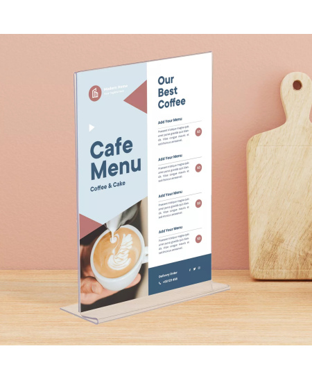 Infostatiiv EUROPEL, T-tüüp, A5, vertikaalne.