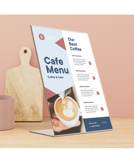 Infostatiiv EUROPEL, L-tüüp, A5, vertikaalne.