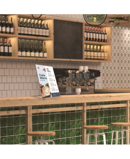 Infostatiiv EUROPEL, L-tüüp, A4, vertikaalne.