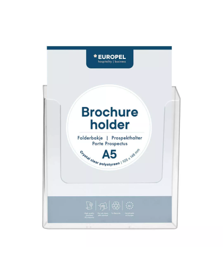 Seinale kinnitatav brošüürialus EUROPEL, A5.