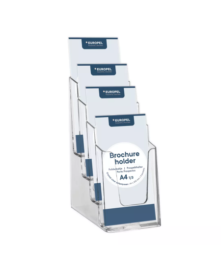Brošüürialus EUROPEL, 4 sektsiooni, 1/3 A4.