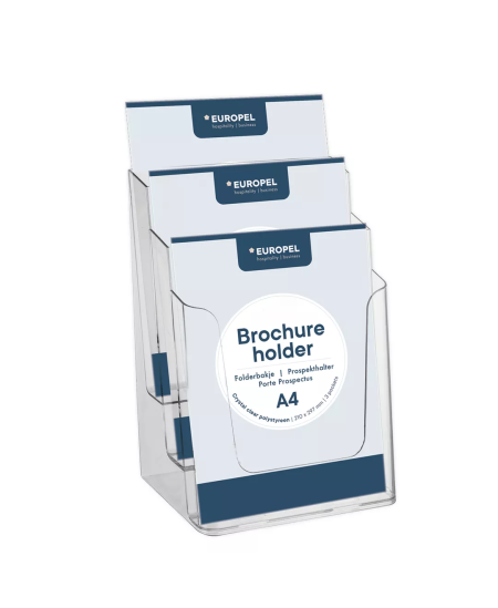 Brošüürialus EUROPEL, 3 sektsiooni, A4.