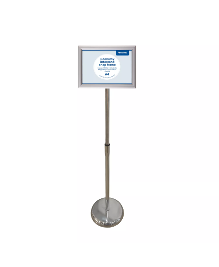 Infostatiiv EUROPEL Economy, A4 formaat, hõbedane.