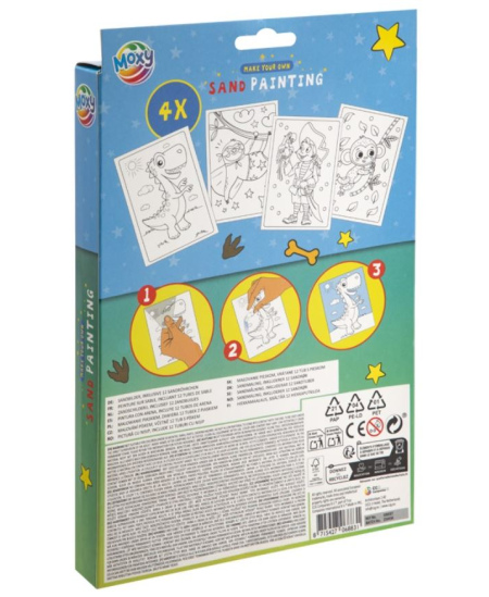 Liivajoonistamise komplekt GRAFIX, helesinine