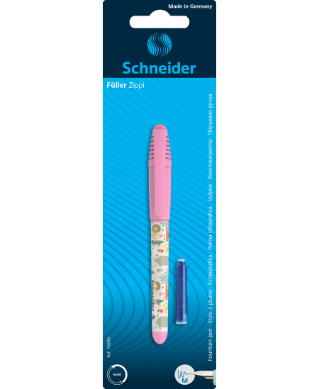 Täitesulepea SCHNEIDER Zippi Funny Safari, blister