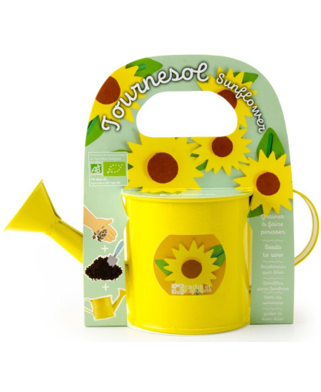 Kasvatuskomplekt kastekannuga RADIS et CAPUCINE Päevalill