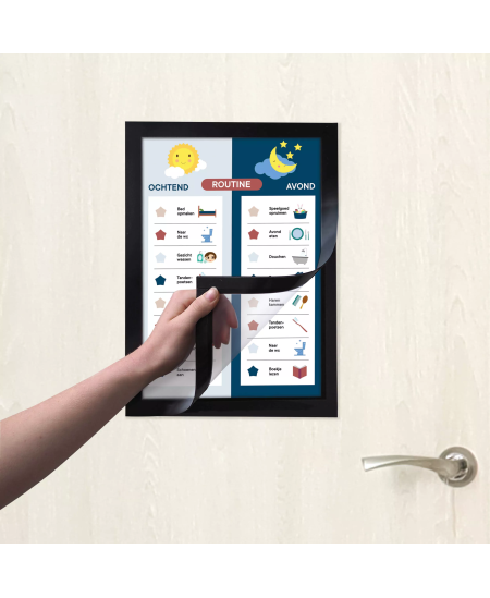 Kleepuv infokraam EUROPEL, A4, must, 2 tk.