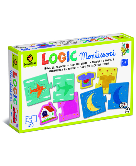 Montessori mäng-loogikapusle LUDATTICA Avasta kujund (3+)