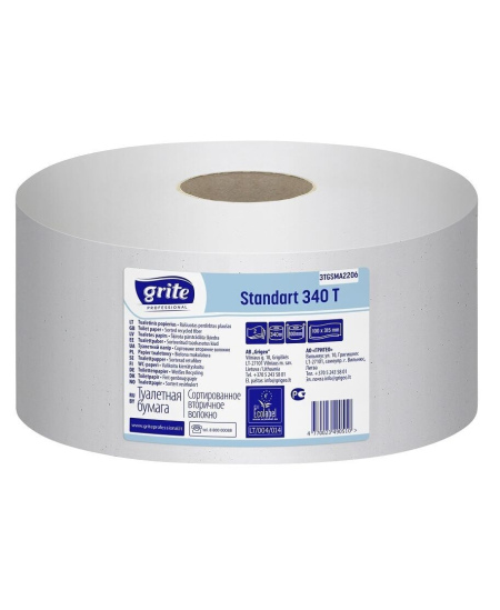 Tualettpaber rullis GRITE Standart MAXI 340 T, 1 rull