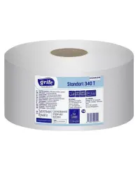 Tualetinis popierius ritinyje GRITE Standart MAXI 340 T, 1 ritinys