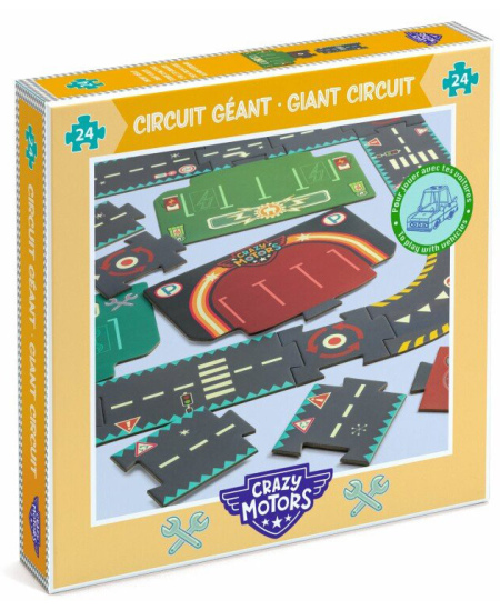 Hiigelpusle-tänavaring DJECO Hullud autod