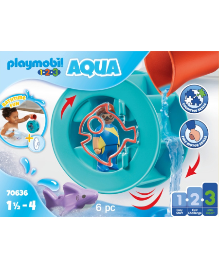 PLAYMOBIL 1.2.3 Vee keeris hai pojaga, 70636