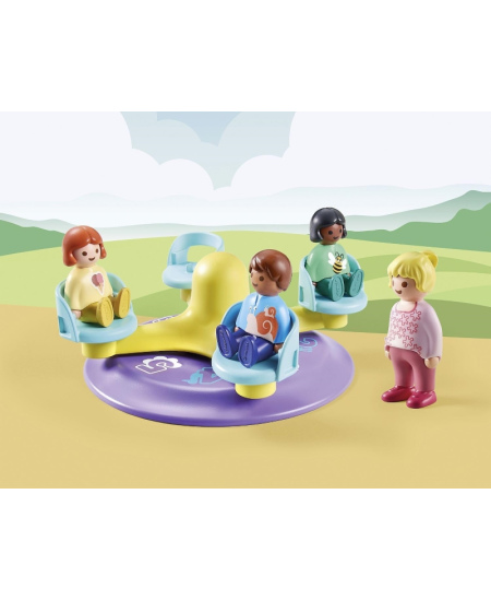 PLAYMOBIL 1.2.3 Karusell numbritega, 71324