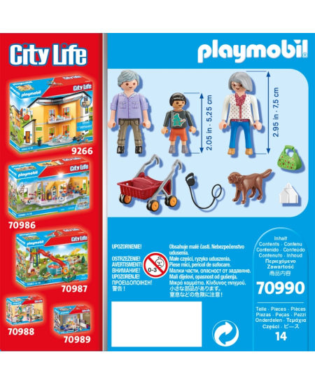 PLAYMOBIL City Life Vanavanemad ja lapselapsed, 70990