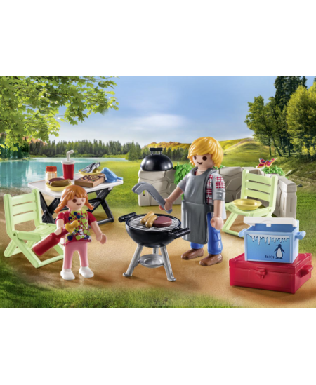 PLAYMOBIL Family Fun Grillimine perega, 71427