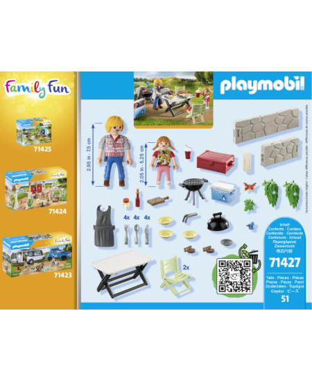 PLAYMOBIL Family Fun Grillimine perega, 71427
