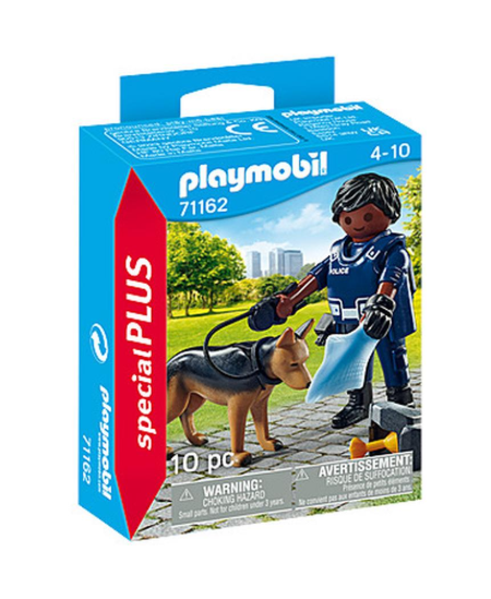PLAYMOBIL Special Plus Politseinik koeraga, 71162
