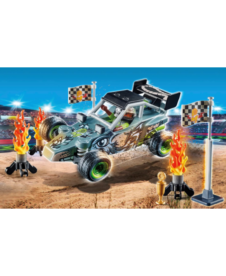 PLAYMOBIL Stunt Show Võidusõitja autoga, 71044