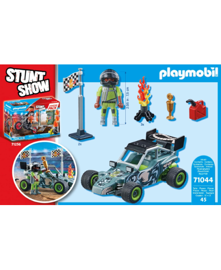 PLAYMOBIL Stunt Show Võidusõitja autoga, 71044