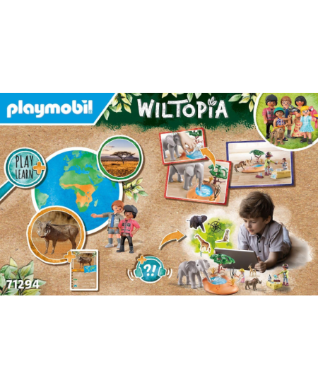 PLAYMOBIL Wiltopia Elevant vee ääres, 71294