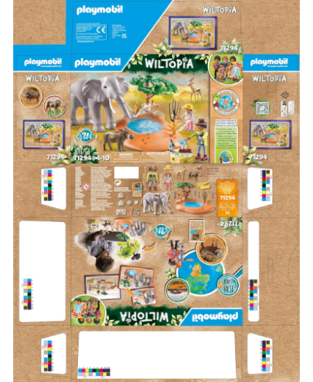 PLAYMOBIL Wiltopia Elevant vee ääres, 71294