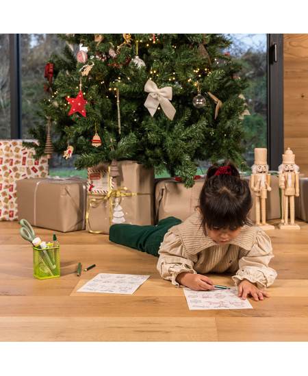 Läbipaistvad värvitavad kleebised LOOLIPO Jõulud, 66 tk.