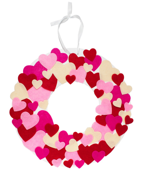 Vildist kleebised kaunistamiseks LOOLIPO Südamekesed, 150 tk.