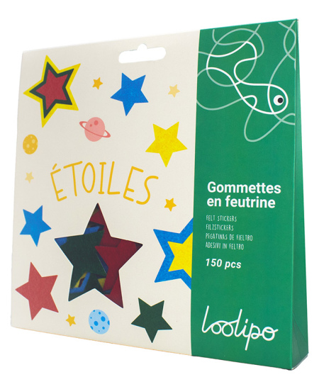 Vildist kleebised kaunistamiseks LOOLIPO Tähekesed, 150 tk.