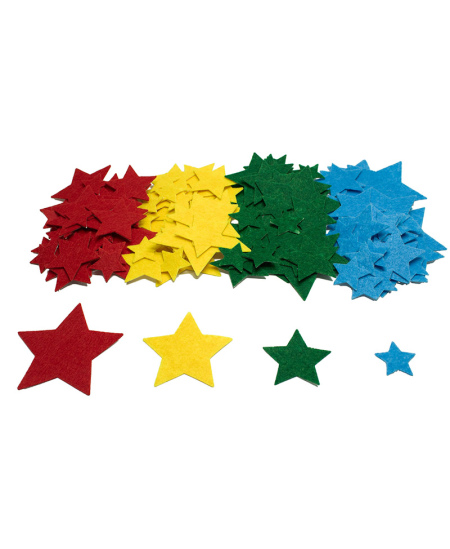 Vildist kleebised kaunistamiseks LOOLIPO Tähekesed, 150 tk.