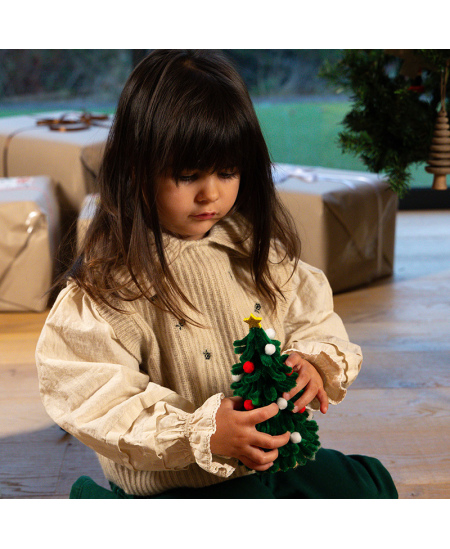 Šenilltraatide, pompoonide ja liikuvate silmade komplekt LOOLIPO Maxi Jõulud, 300 tk.