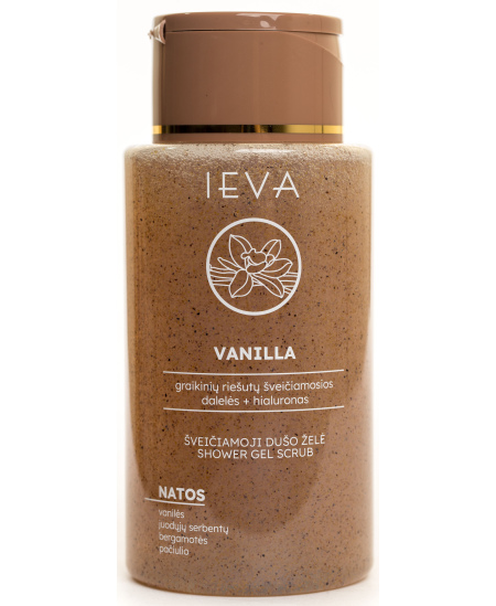 Kooriv dušigeel IEVA, vanillilõhnaline, 300 ml