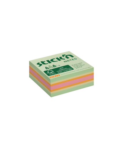 Kleepmärkmed STICK´N, FSC, 51 x 51 mm, 240 lehte, erinevad tumedad värvid