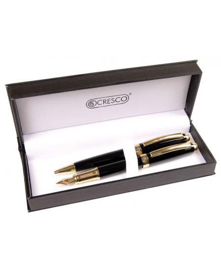 Pastapliiatsite komplekt karbis CRESCO SYMPHONY, musta värvi