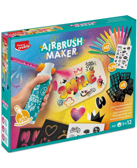 Aerograafiga joonistamise komplekt MAPED Creativ Airbrush Maxi