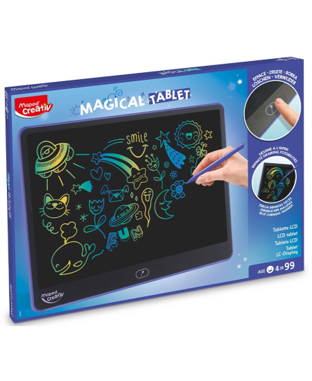 Värviline LCD joonistustahvel MAPED Creativ Magical Tablet Maxi